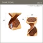 Alam Sari Twist Stool Monkey Pod Woodの写真