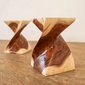 Alam Sari Twist Stool Monkey Pod Woodの写真
