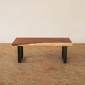 Alam Sari Solid Wood Dining Bench Monkeypod Woodの写真