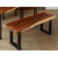 Alam Sari Solid Wood Dining Bench Monkeypod Woodの写真