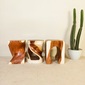 Alam Sari U Stool Monkeypod Woodの写真