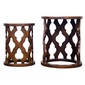 asri Carved Side Table-Setの写真