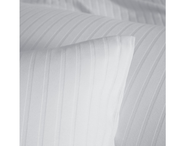 エレガンテ(elegante) JERSEY COVER【Solid Stripes White】の写真