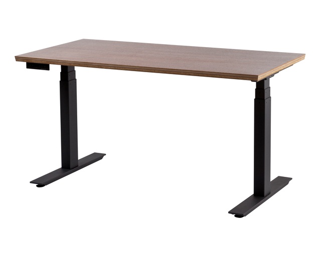 ボーダレス(BORDERLESS) FeEL WALNUT 1400×700 電動昇降デスクの写真
