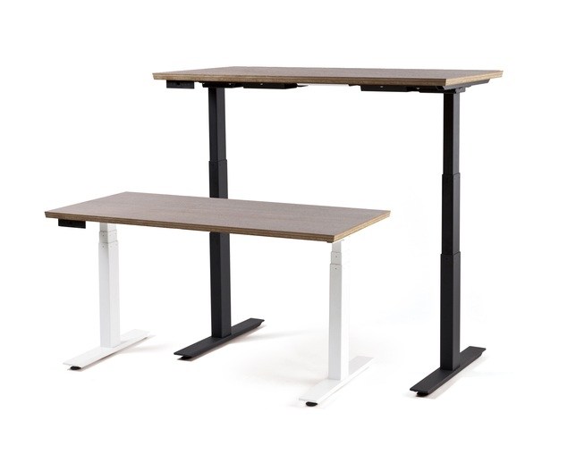 ボーダレス(BORDERLESS) FeEL WALNUT 1600×700 電動昇降デスクの写真