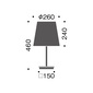 MAXRAY Cloth Shade Table Standの写真