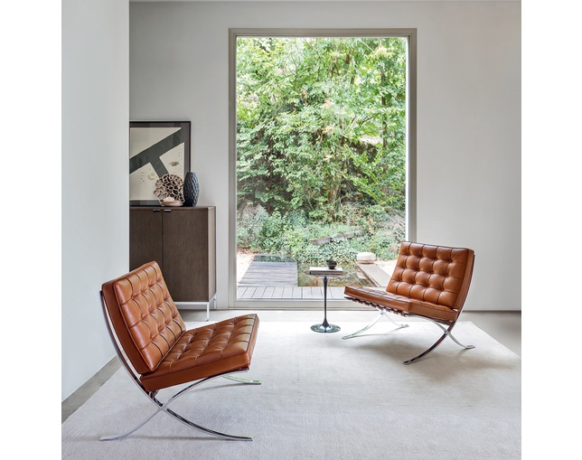 ノル(Knoll) Mies van der Rohe Collection Barcelona chair - Relaxの写真