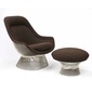 Knoll Platner Collection Lounge and Side Seating (Easy chair and Ottoman)の写真