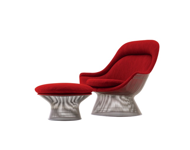 ノル(Knoll) Platner Collection Lounge and Side Seating (Easy chair and Ottoman)の写真