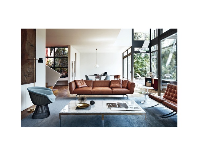 ノル(Knoll) Piero Lissoni Avio Sofa System sofa tableの写真
