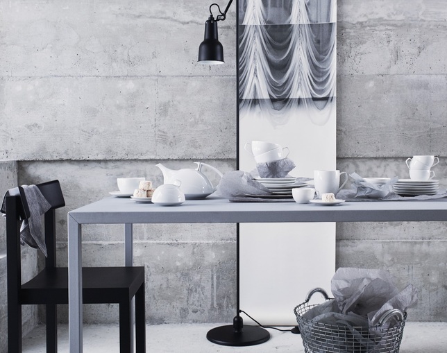 Rosenthal TAC ホワイト ティーカップ&ソーサーの写真