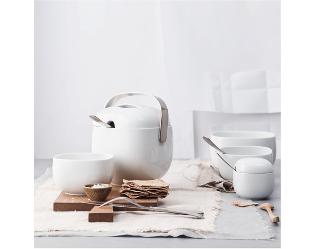 Rosenthal スオミ ホワイト シュガーポットの写真
