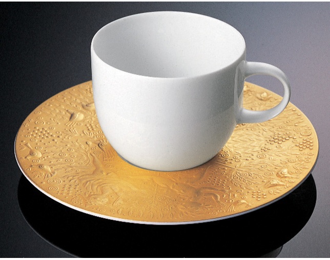 Rosenthal 魔笛 ゴールド コーヒーカップ＆ソーサーの写真