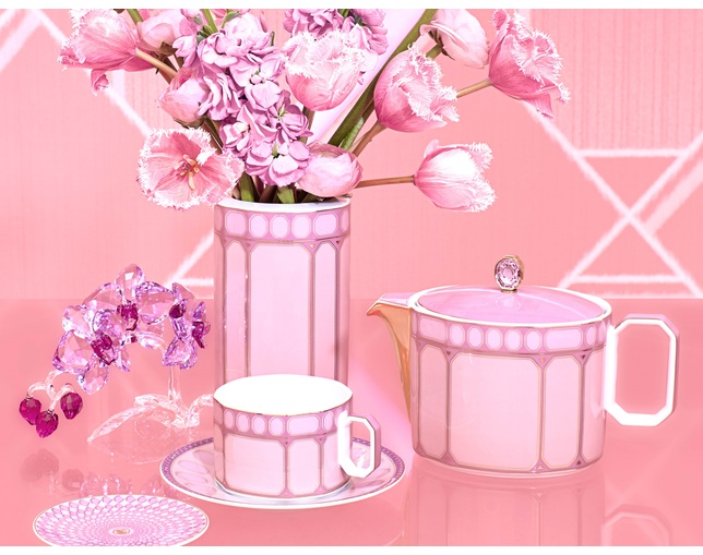 Rosenthal シグナム・ピンク ティーカップ＆ソーサーの写真