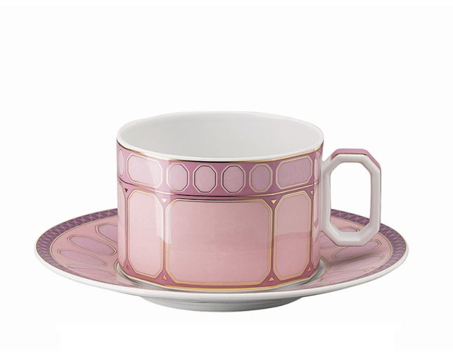 Rosenthal シグナム・ピンク ティーカップ＆ソーサーの写真