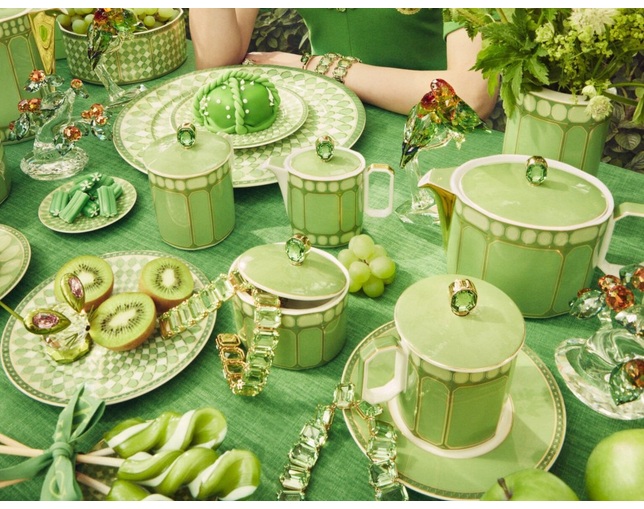 Rosenthal シグナム・グリーン ティーカップ＆ソーサーの写真