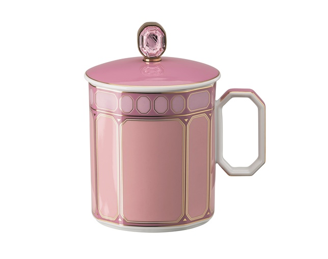 Rosenthal シグナム・ピンク マグ(蓋付き)の写真
