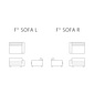 Crossover F♭ SOFA L W120の写真
