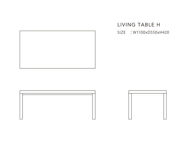 Crossover LIVING TABLE Hの写真