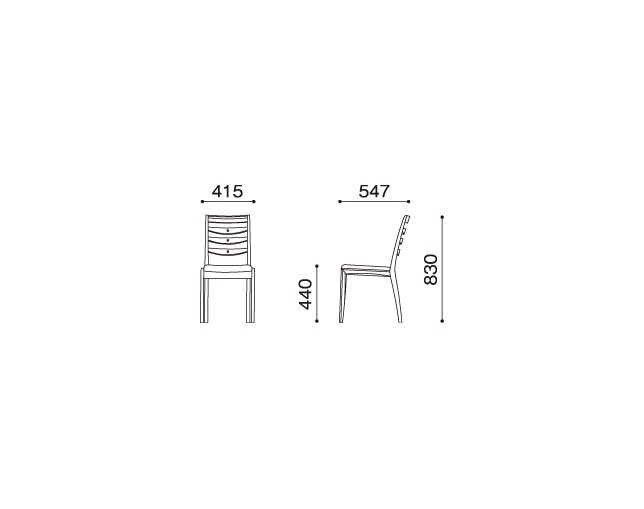 BOSCO DINING CHAIR　DC70701Sの写真