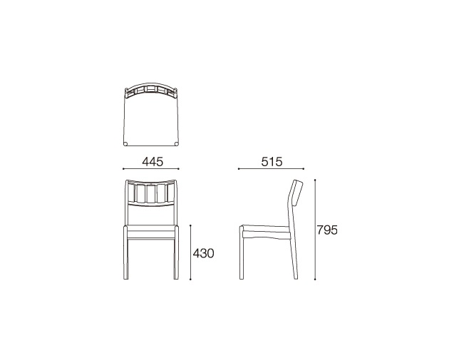 EDDA Dining Chair　DC30201S-EL0の写真