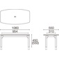 EDDA Living Table　LT30203F-EL000の写真
