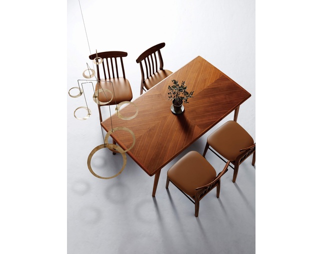 DINING TABLE 155 DT31005Q-NM200(ダイニングテーブル155 DT31005Q