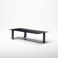 COMPLEX UNIVERSAL FURNITURE SUPPLY Black Rectangle Low Tableの写真