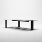 COMPLEX UNIVERSAL FURNITURE SUPPLY Black Rectangle Low Tableの写真