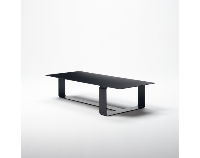 COMPLEX UNIVERSAL FURNITURE SUPPLY Black Rectangle Low Tableの写真