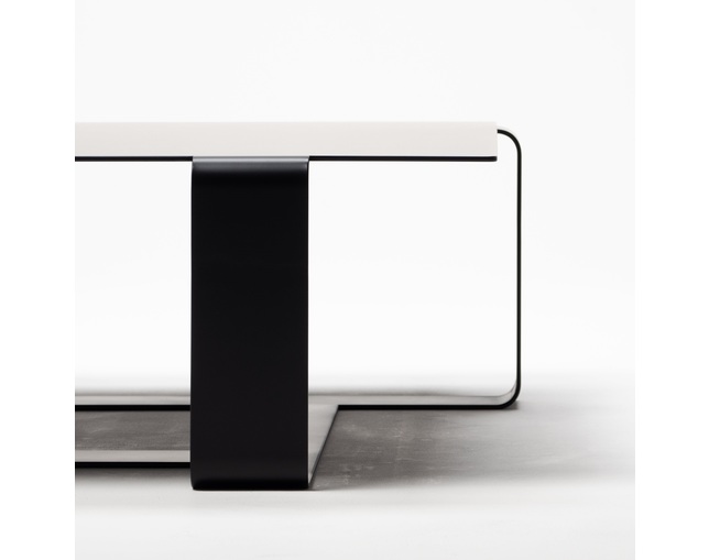 COMPLEX UNIVERSAL FURNITURE SUPPLY Black Square Low Tableの写真