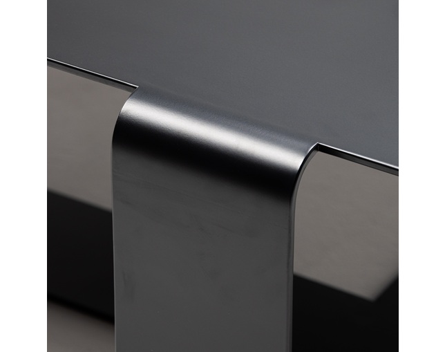 COMPLEX UNIVERSAL FURNITURE SUPPLY Black Square Low Tableの写真