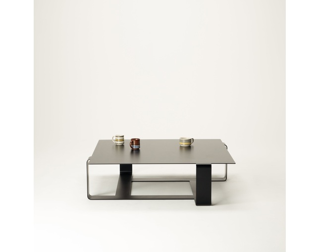COMPLEX UNIVERSAL FURNITURE SUPPLY Black Square Low Tableの写真