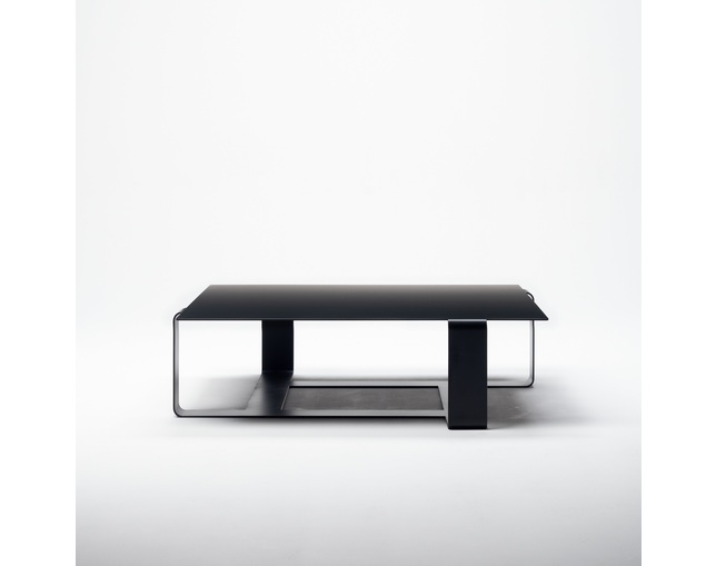 COMPLEX UNIVERSAL FURNITURE SUPPLY Black Square Low Tableの写真