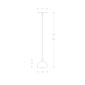 APPARATUS Trapeze 1 Pendant / Porcelain or Two Toneの写真