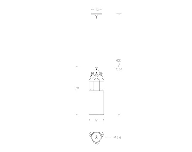 APPARATUS Tassel 3 Pendantの写真
