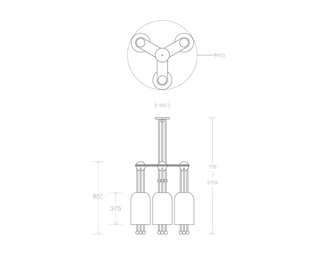 APPARATUS Lantern 3 Pendantのメイン写真