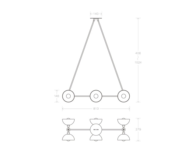 APPARATUS Trapeze 6 Pendant / Two Toneの写真