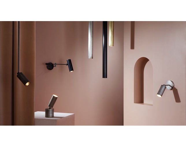 APPARATUS Cylinder Sconce / Tarnished Silverの写真