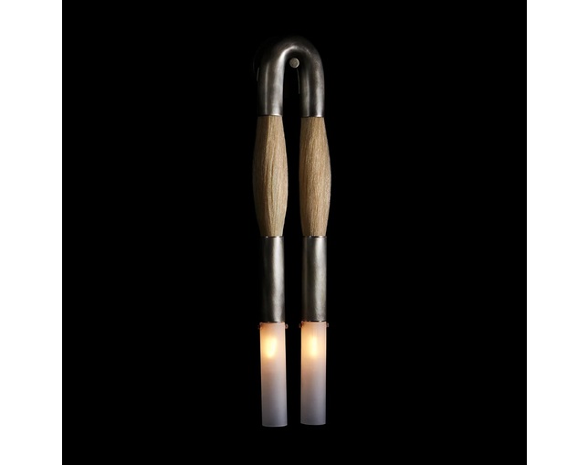 APPARATUS Horsehair Sconce / Tarnished Silverの写真