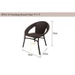 TUBAN Synthetic Rattan Arm Chairの写真