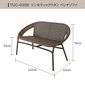 TUBAN Synthetic Rattan Arm Chairの写真