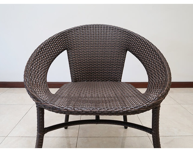 TUBAN Synthetic Rattan Arm Chairの写真