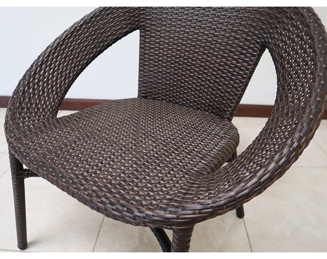 TUBAN Synthetic Rattan Arm Chairの写真