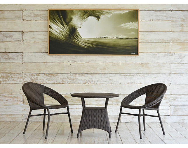 TUBAN Synthetic Rattan Arm Chairの写真