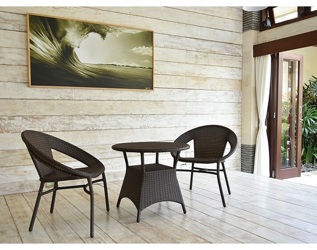 TUBAN Synthetic Rattan Arm Chairの写真