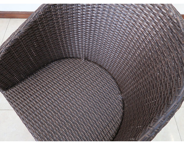 TUBAN Synthetic Rattan Lounge Chairの写真