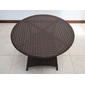 TUBAN Synthetic Rattan Round Cafe Tableの写真