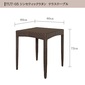 TUBAN Synthetic Rattan Terrace Tableの写真