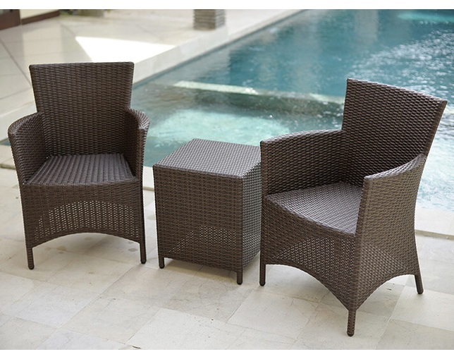 TUBAN 【受注生産商品】Synthetic Rattan Side Tableの写真